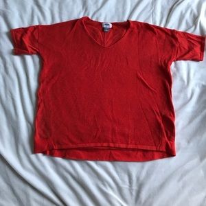 Old Navy orange knitted top