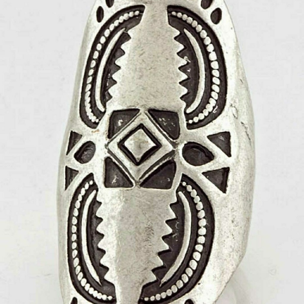 Aztec Silver Ring