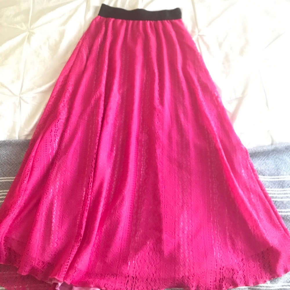 Lucy Lace Maxi Skirt