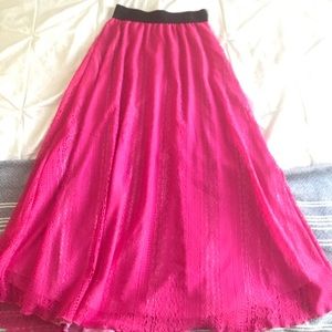 Lucy Lace Maxi Skirt