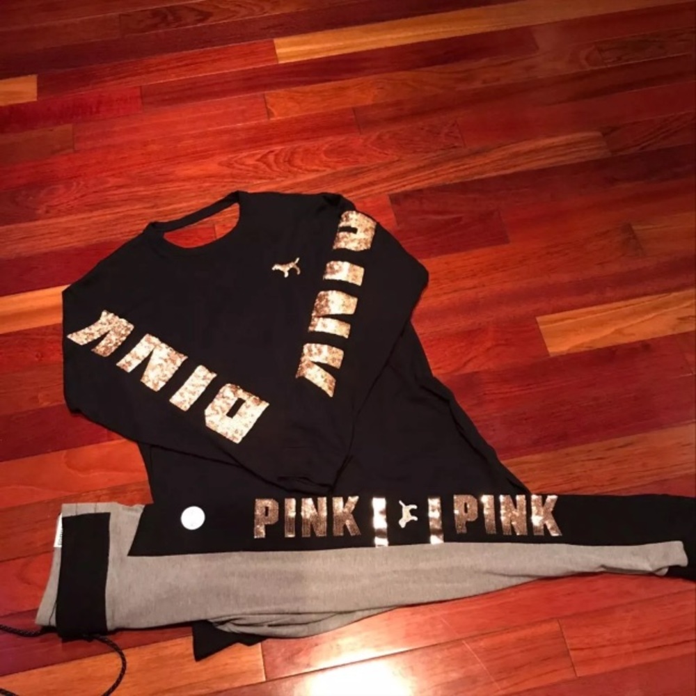 VS Pink Rose Gold Bling Set Large