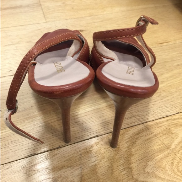 Bruno frisoni Brown Peep Toe Heels Size 36 - Picture 3 of 4