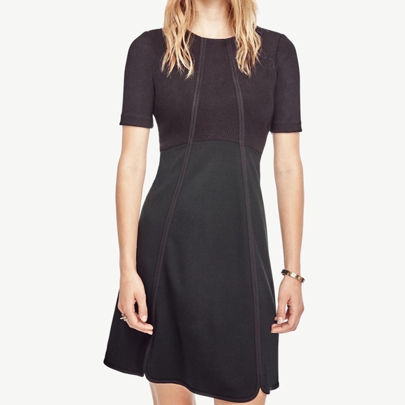 Ann Taylor Ponte flare dress 👗 - Picture 2 of 6