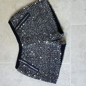 Sequin shorts