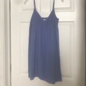 Banana Republic slip dress in powder blue