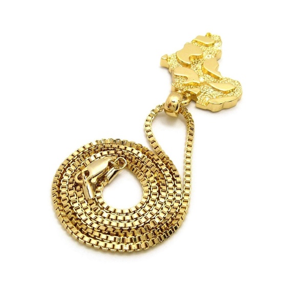 Iced Out Micro Number 1017 Pendant & 24" Box, Cuban, Rope Chain Hip Ho - Foto 6