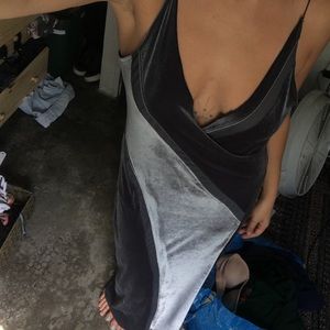 Free people velvet maxi dress