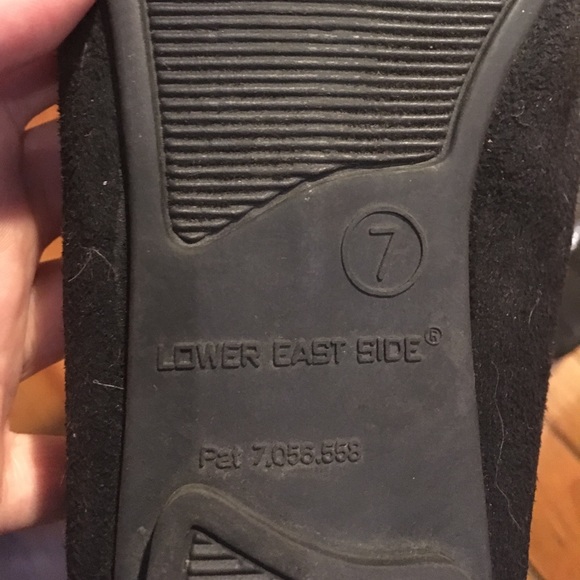 Lower east side black flats size 7 - Picture 3 of 4