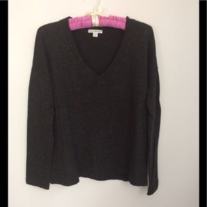 James Perse Charcoal Gray Sweater