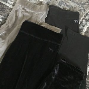 Three pairs of Victoria’s Secret PINK leggings