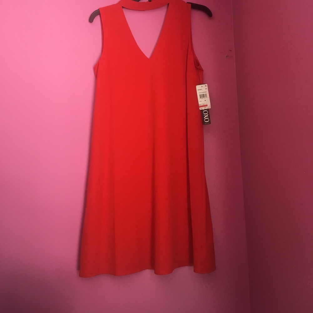 Short and casual cocktail dress.