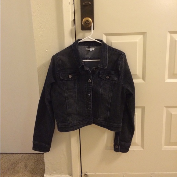 ❤️4 for $10❤️Valley girl Dark Blue Jean Jacket - Picture 2 of 8