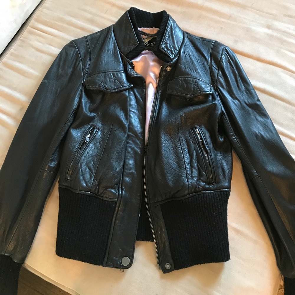Leather jacket