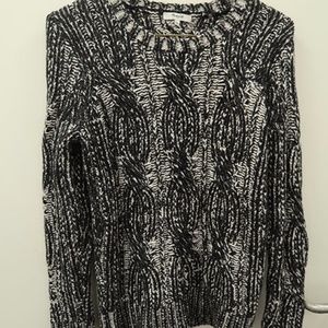 Madewell Plaited Cable Sweater, Size L, Mint!