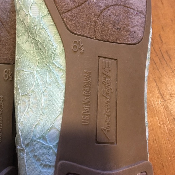 Size 7 American eagle light blue flats - Picture 3 of 3