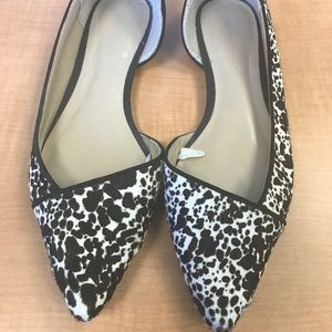 Banana Republic Calf Hair Flats | Size 8