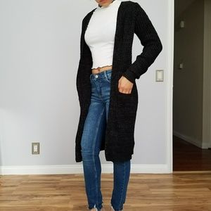🔥Host Pick🔥Black Knit Maxi Cardigan