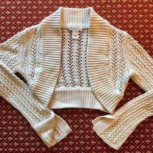 {WHBM} Crocheted Shrug
