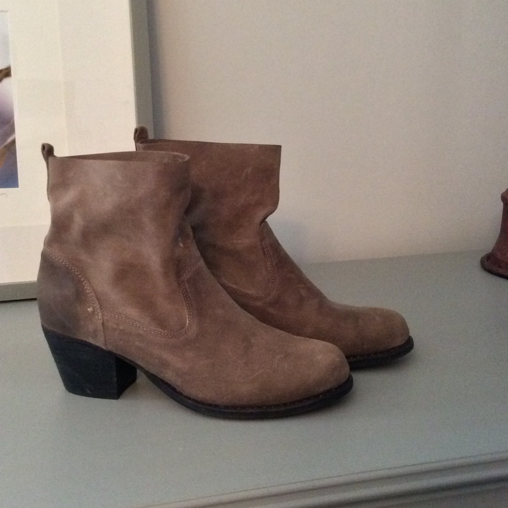 rag & bone suede booties 39.5