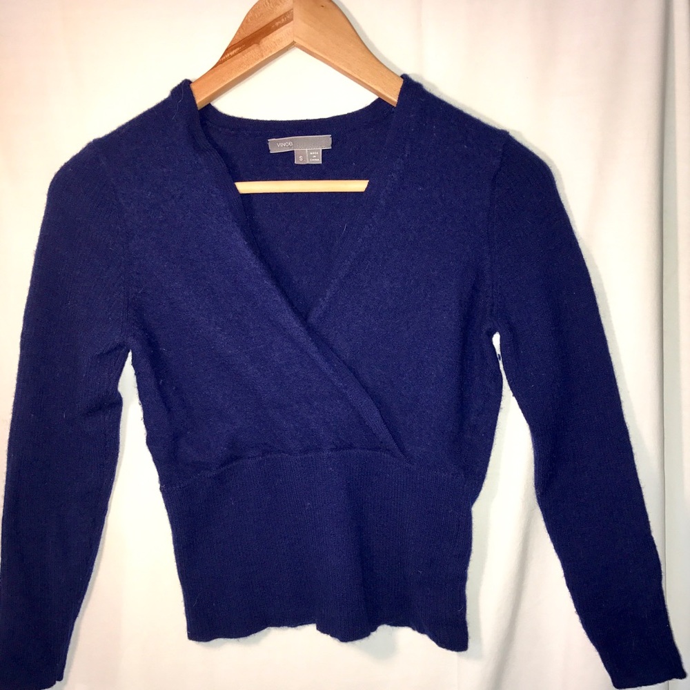 Vince Cashmere blue sweater