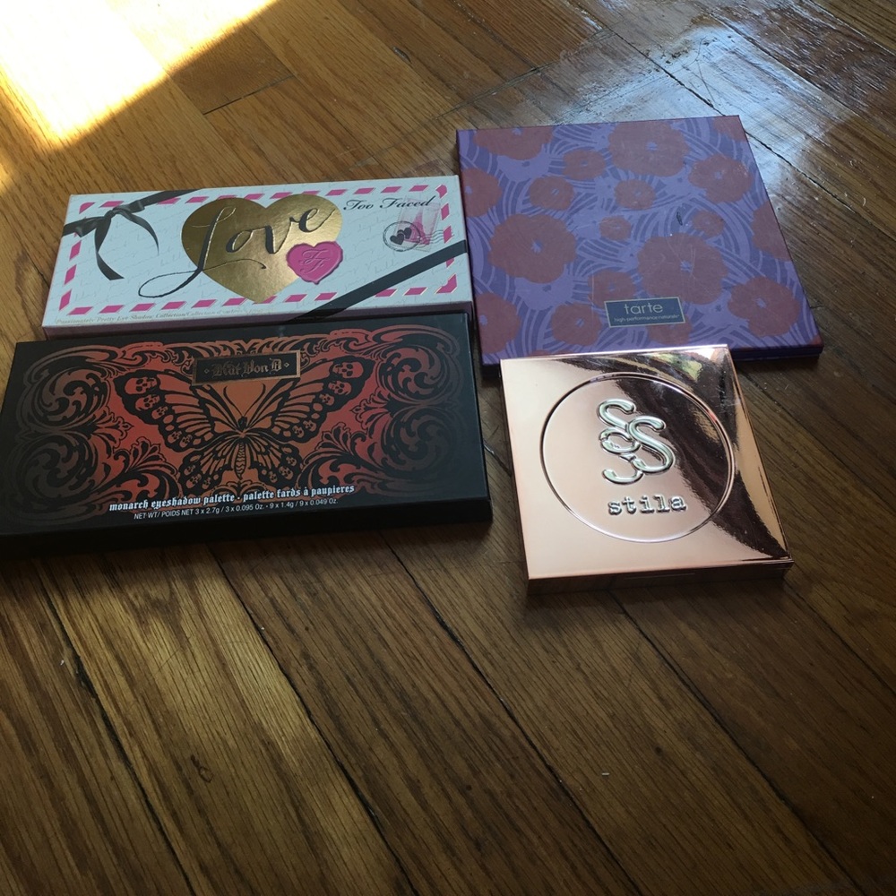 Gently used eyeshadow palettes