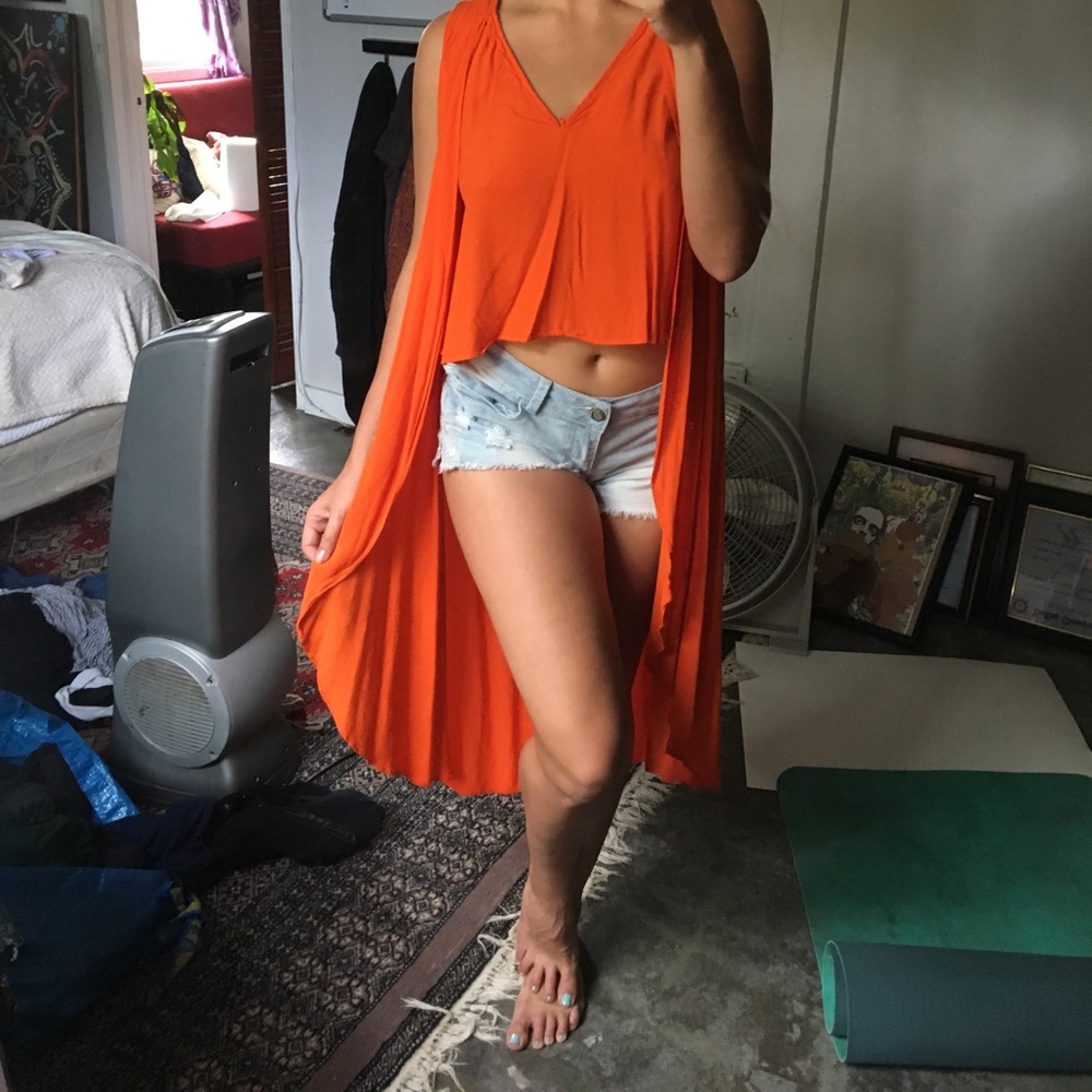 High low Zara top