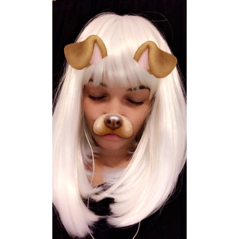 Platinum wig