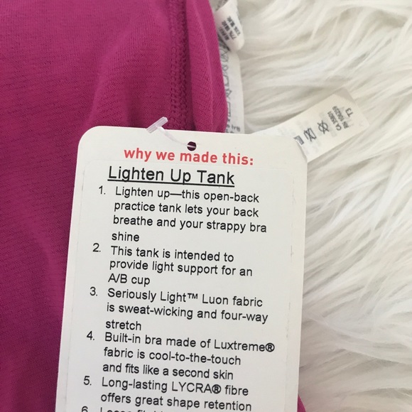 • Lululemon • Lighten Up Tank Cosmic Dot New - Picture 3 of 3