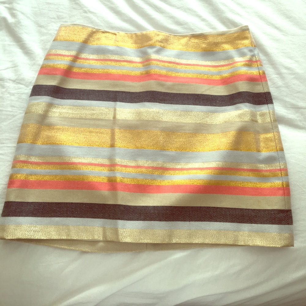 Striped J. Crew skirt