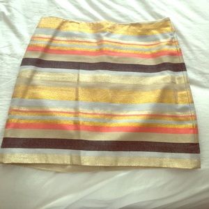Striped J. Crew skirt