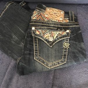 Miss me Signature Boot Dark Wash Jeans