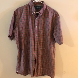 Plaid Polo Button Up