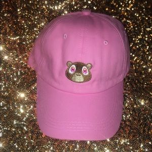 A Pink Bear Dad Hat