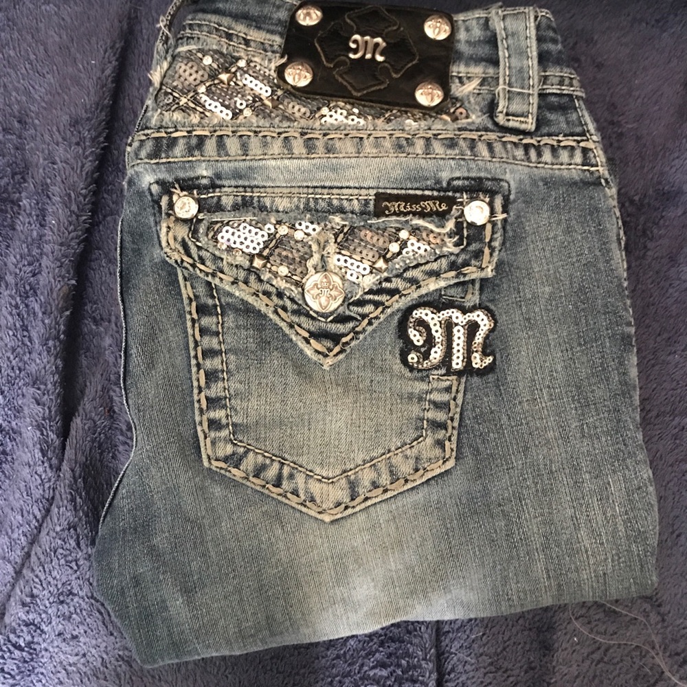 Miss me light wash JE8017BR Jeans