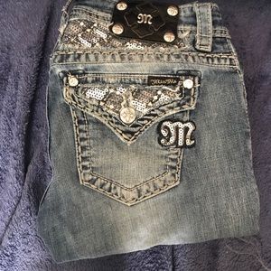 Miss me light wash JE8017BR Jeans