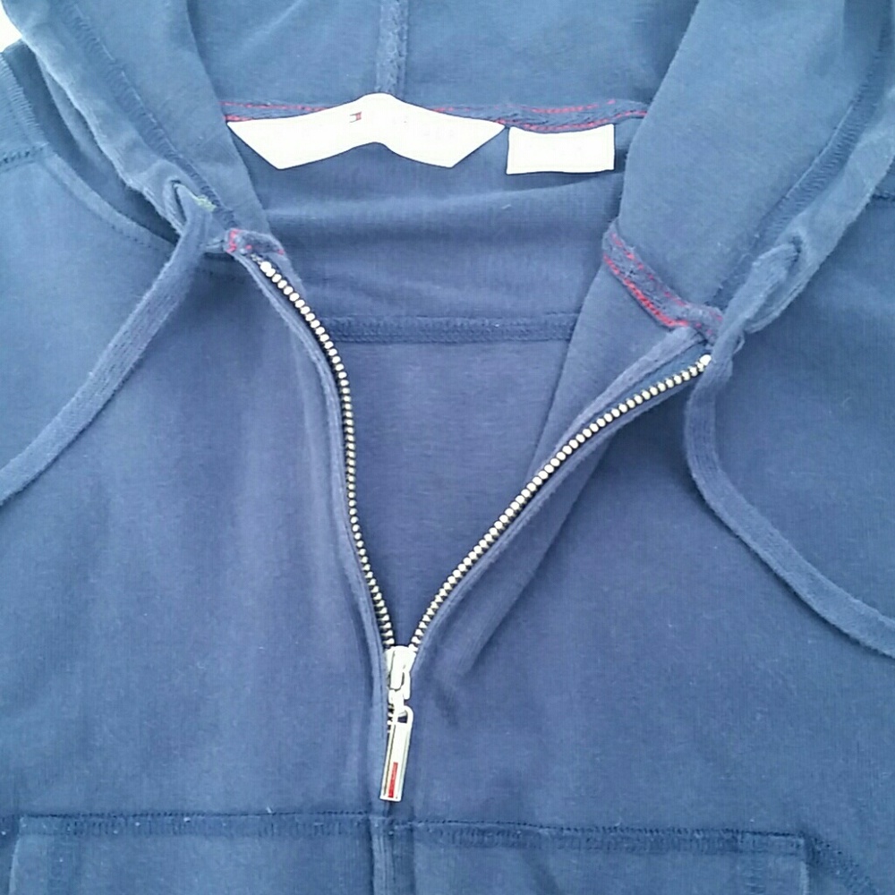 Tommy Hilfiger Jeans Zip Up Hoodie Sweater Vintage - Picture 7 of 8