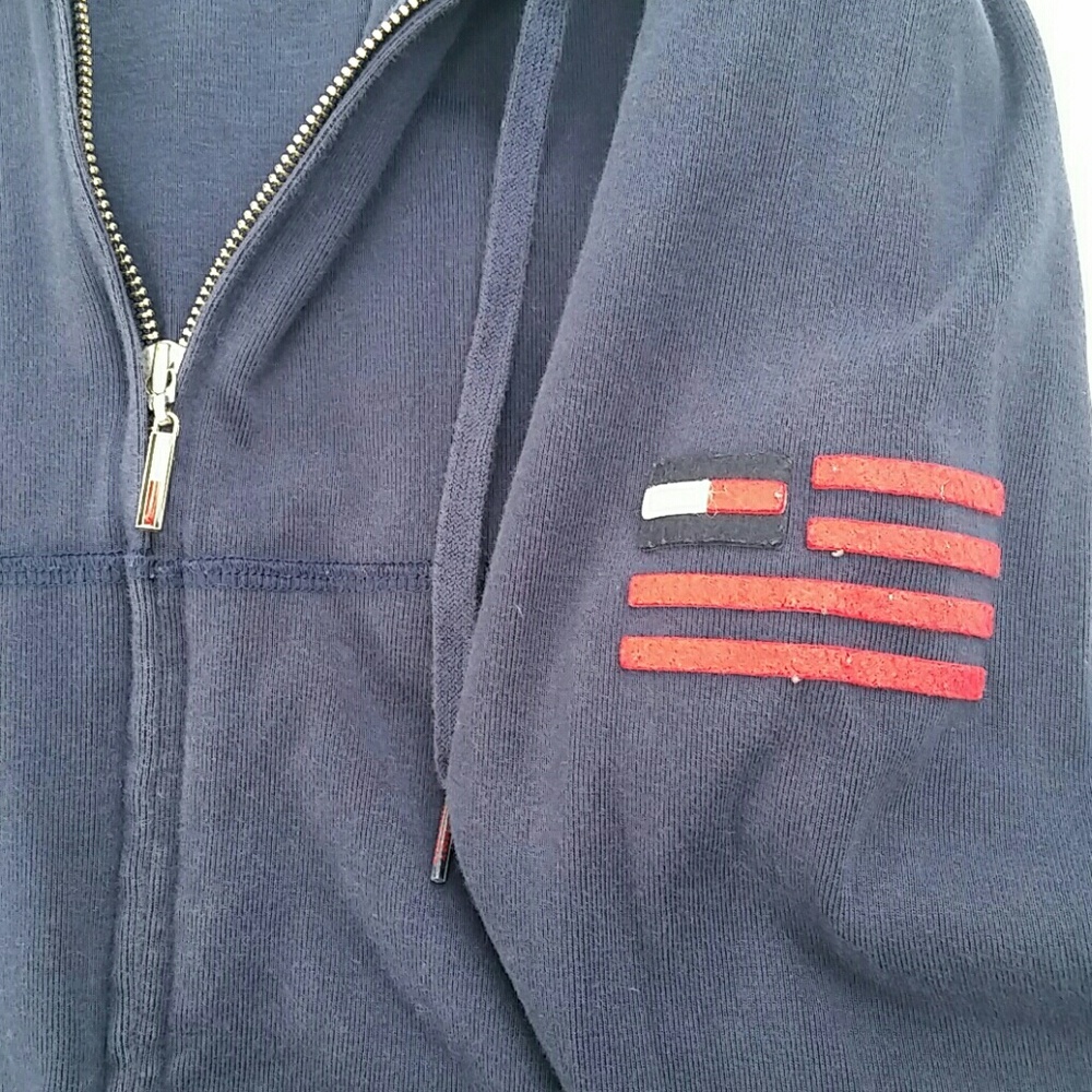 Tommy Hilfiger Jeans Zip Up Hoodie Sweater Vintage - Picture 6 of 8