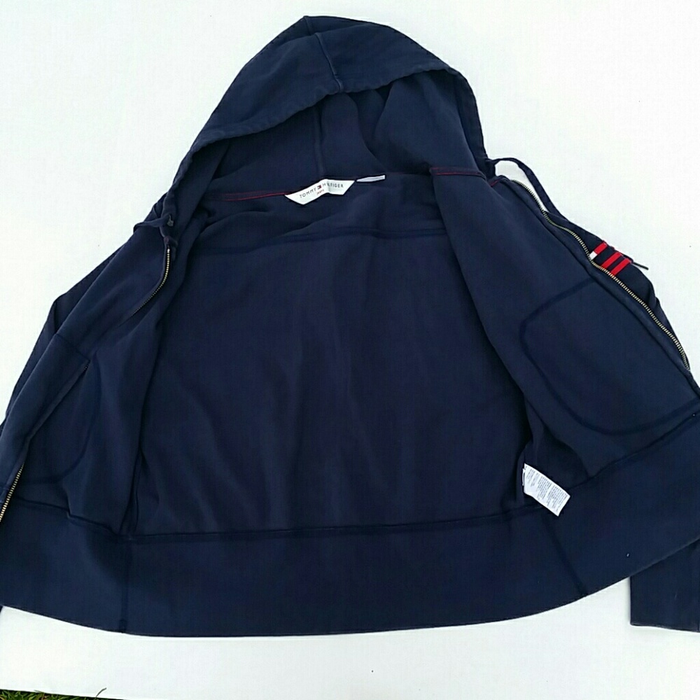Tommy Hilfiger Jeans Zip Up Hoodie Sweater Vintage - Picture 3 of 8