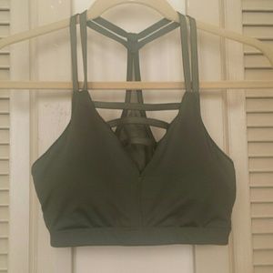 NWOT VSX Strappy Plunge Sports Bra