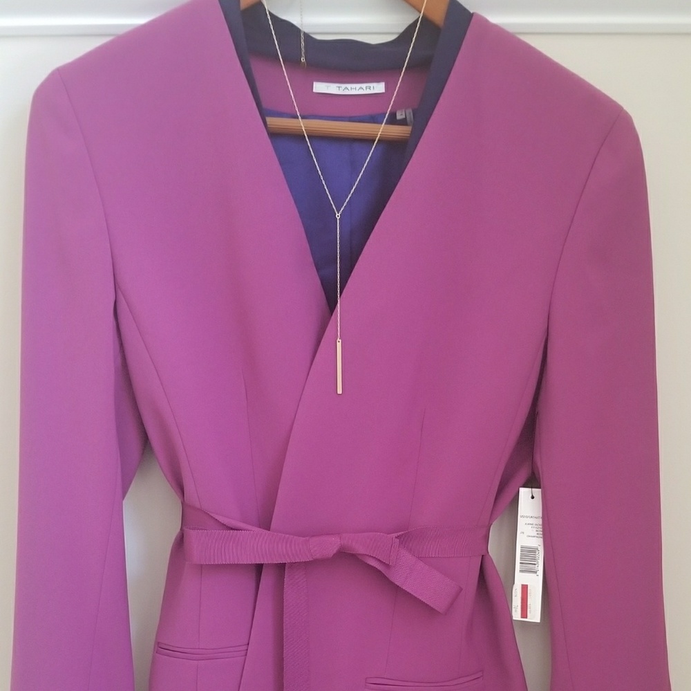 DARK MAGENTA DRESS JACKET