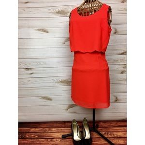 Classy Orange/red Dress