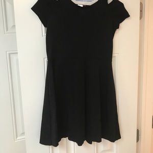 Black short sleeve dress by Aqua
