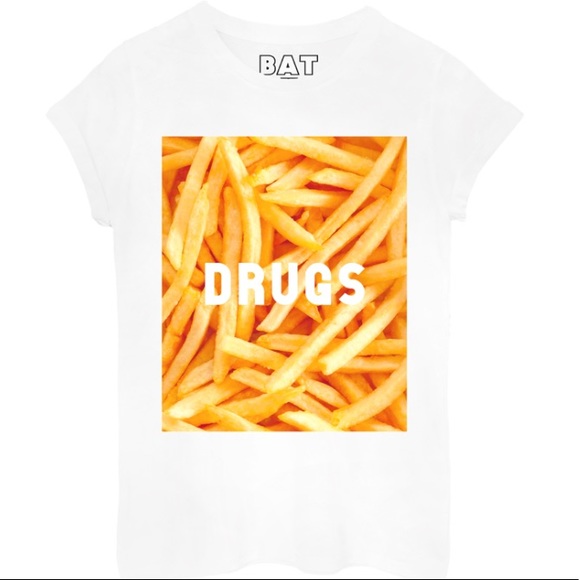 🌟SALE🌟Batoko fries are drugs tee - Picture 1 of 6