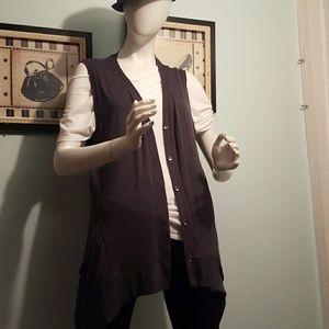 Logo by Lori Goldstein open cardigan