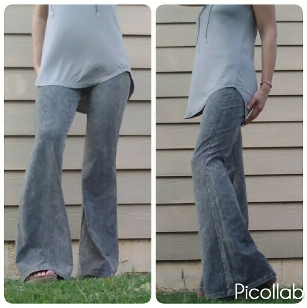 Olive wash pants