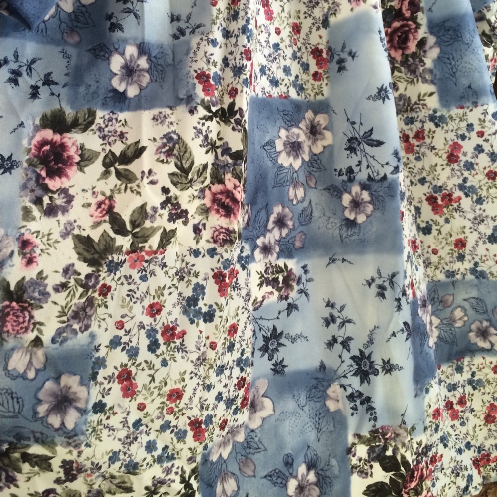 Vintage Roaman's Floral Blouse