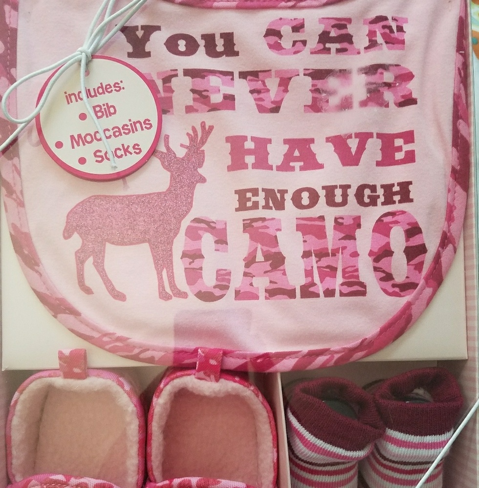 Baby Girl You Can Never Have Enough Camo Set