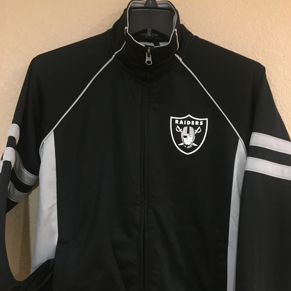 Oakland Raiders Ladies Track Jacket by G-III - Picture 1 of 8