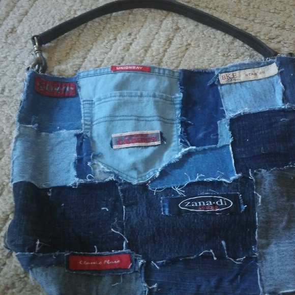 Denim Distress Purse or Multiple Bag