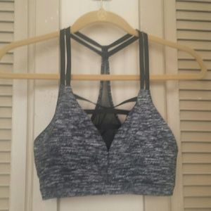 NWOT VSX Strappy Plunge Sports Bra